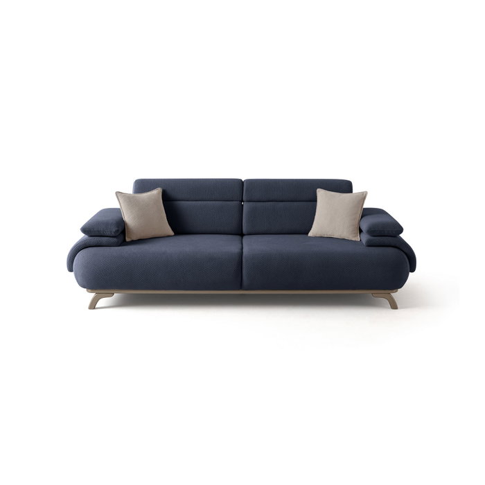 Atelier Del Sofa Sofá de 3 Plazas Bonjo Silver - Navy Blue